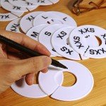 40-Pack Closet Dividers with Marker Pen