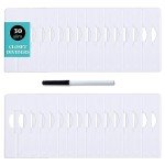 30 Slim Closet Dividers for Clothing Sizes