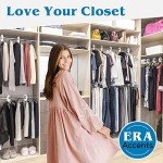 30-Pack White Closet Hanging Dividers for Organization