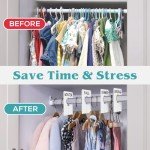 30 Slim Closet Dividers for Clothing Sizes