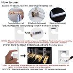 10 Pack Clothing Rack Size Dividers with Labels