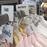 10 Pack Clothing Rack Size Dividers with Labels