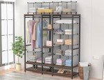 HOMIDEC 12-Cube Portable Closet Organizer - Grey