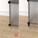 HOMIDEC 12-Cube Portable Closet Organizer - Grey