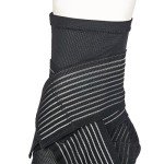 Active Ankle Brace with Compression Sleeve and Straps