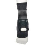 Active Ankle Brace with Compression Sleeve and Straps
