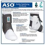 Med Spec Ankle Stabilizer ASO - Black, Large