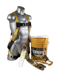 Rooftop Safety Kit with Harness and Lifeline