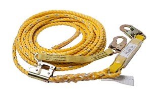 50 ft Vertical Lifeline with Adjustable Rope Grab
