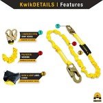 KwikSafety Rattler 6ft Fall Arrest Safety Lanyard