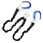 6FT Double Leg Shock Absorbing Fall Protection Lanyard