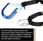 6FT Double Leg Shock Absorbing Fall Protection Lanyard