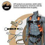 6FT Double Leg Shock Absorbing Fall Protection Lanyard