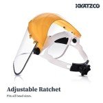 Katzco Clear Full Face Shield for Safety Protection