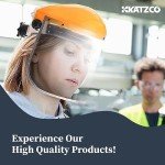 Katzco Clear Full Face Shield for Safety Protection