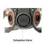 3M Reusable Half Face Respirator 6200, Medium