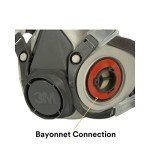 3M Reusable Half Face Respirator 6200, Medium