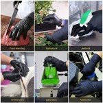 TitanFlex Heavy Duty Black Nitrile Exam Gloves