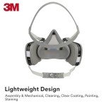 3M Half Facepiece Respirator for Organic Vapors