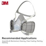 3M Half Facepiece Respirator for Organic Vapors