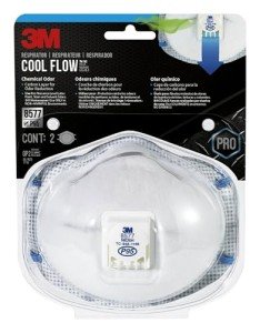 3M P95 Respirator 8577, Odor-Reducing, 2 Pack