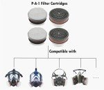 Organic Vapor and Dust Filter Cartridges - 4 Pack