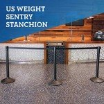 US Weight U2000 Sentry Stanchion with Retractable Belt