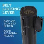 US Weight U2000 Sentry Stanchion with Retractable Belt