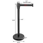 Stanchions with Retractable Belt - Set of 2