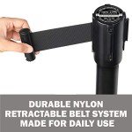 Stanchions with Retractable Belt - Set of 2