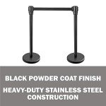 Stanchions with Retractable Belt - Set of 2