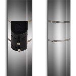 Wall Mount Retractable Belt Barrier - Caution Red