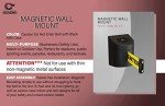 Magnetic Wall Mount Retractable Belt Barrier