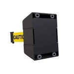 30-Foot Retractable Belt Barrier, Caution Sign