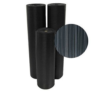 Rubber-Cal Composite Rib Flooring Mat, 4' x 8