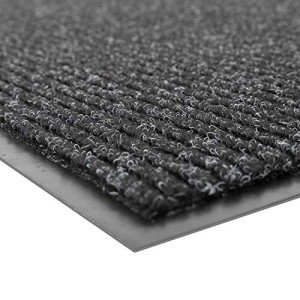 Notrax 109 Charcoal Carpeted Entrance Mat, 3' x 5
