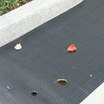 Wide Rib Rubber Flooring Mat | 4' x 10' Black