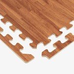 Mahogany Wood Grain Foam Floor Tiles – 100 Sq Ft