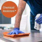 Caring Powder-Free Nitrile Exam Gloves, Large 100ct