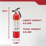 Kidde FA110 Multi-Purpose Fire Extinguisher - Red