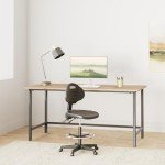 Black Ergonomic Stool, 5-Way Adjustable, 225 Lbs Capacity