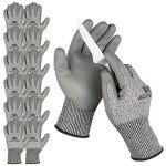 Level 5 Cut Resistant Gardening Gloves - 12 Pairs