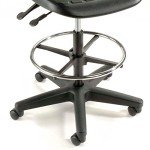 Black Ergonomic Stool, 5-Way Adjustable, 225 Lbs Capacity