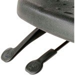Black Ergonomic Stool, 5-Way Adjustable, 225 Lbs Capacity