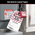 Master Lock OSHA Compliant Lockout Tags, 12 Pack