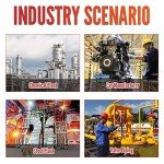 MroMax Keyed Alike Lockout Tagout Padlocks, 3-Pack