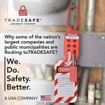 TRADESAFE Lockout Tagout Hasp - 3 Pack