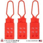TRADESAFE Lockout Tagout Hasp - 3 Pack