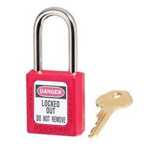 Master Lock Red Safety Padlock for Electrical Use