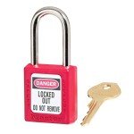 Master Lock Red Safety Padlock for Electrical Use